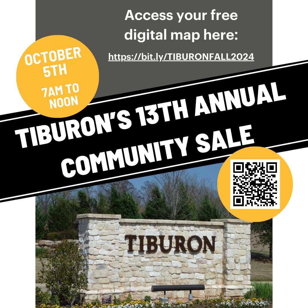 Tiburon Subdivision 13th Annual Community Yard Sale!