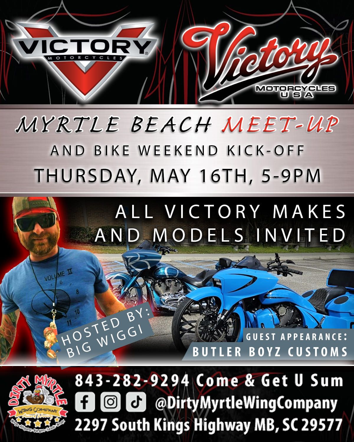 Myrtle Beach Bike Week Victory Motorcycle Meet up