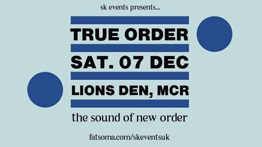 True Order - The Sound Of New Order Live in Manchester