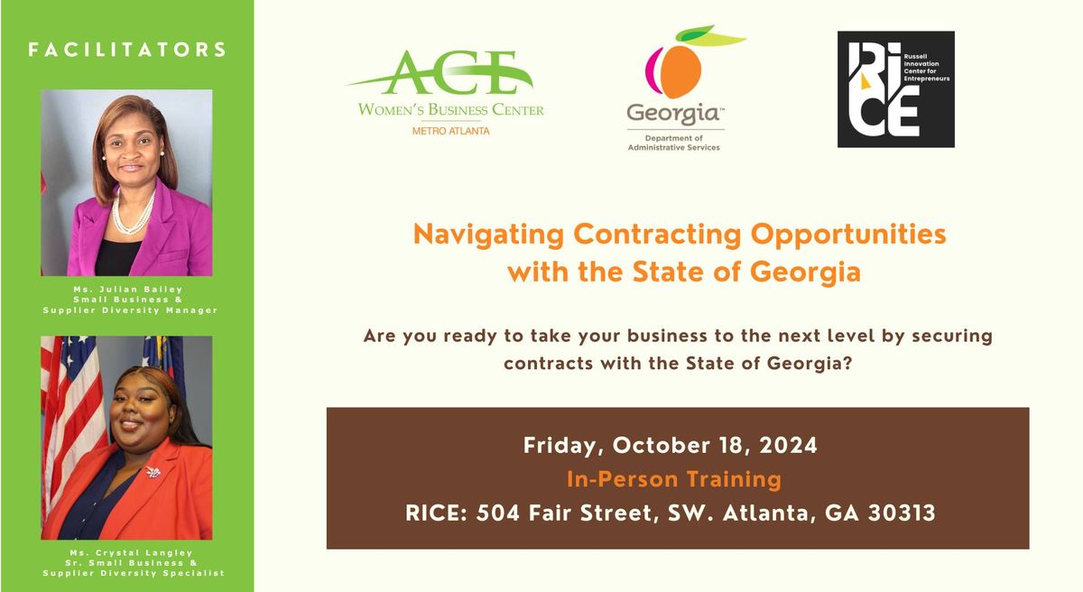 Navigating Contracting Opportunities with the  State of Georgia