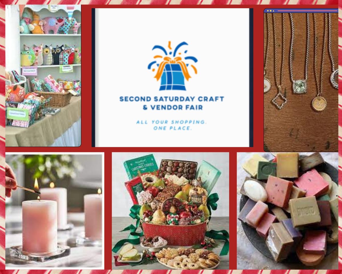 July 13 Second Saturday Craft & Vendor Fair