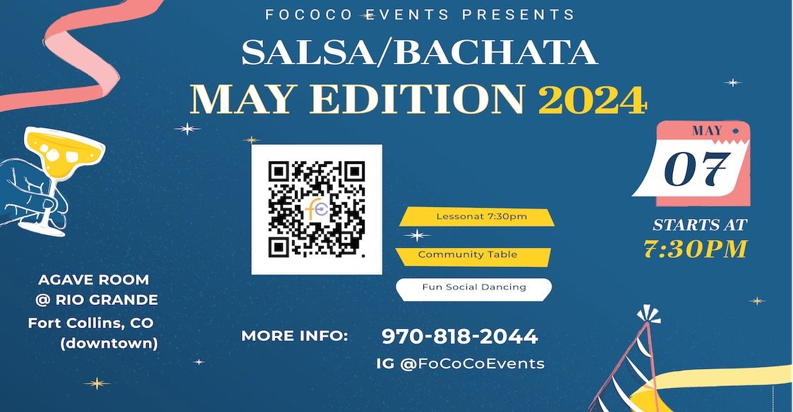 Salsa\/Bachata Dance - May 2024 Edition @ Rio Grande 