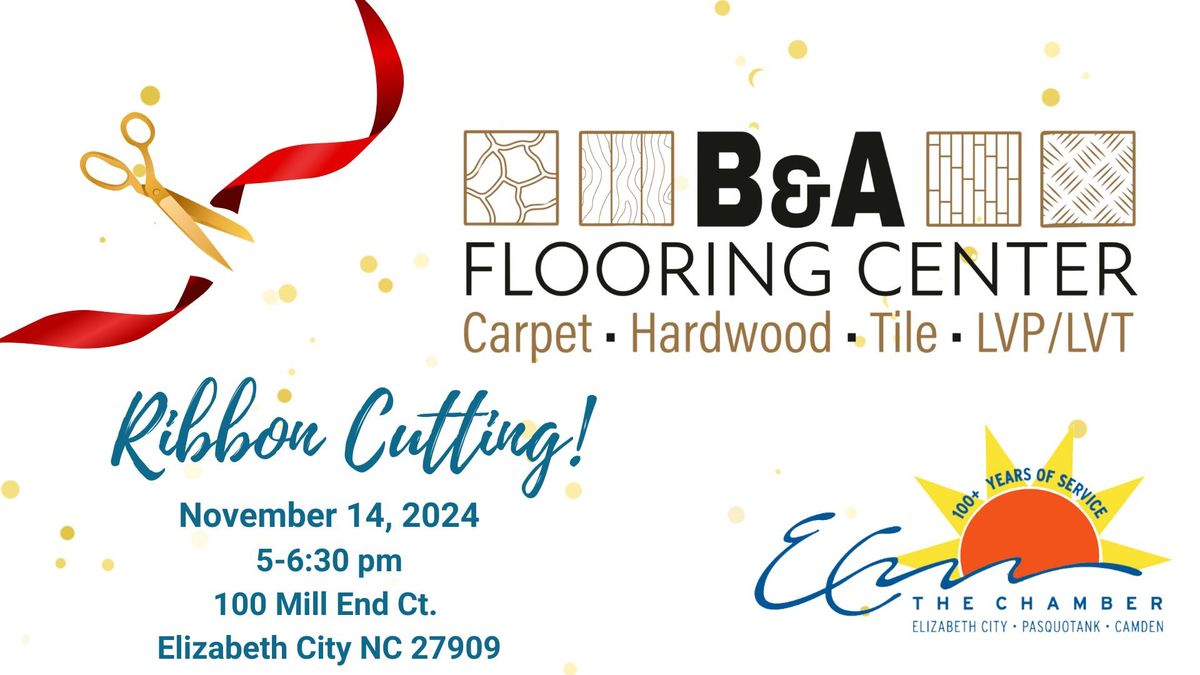 B&A FLOORING RIBBON CUTTING 