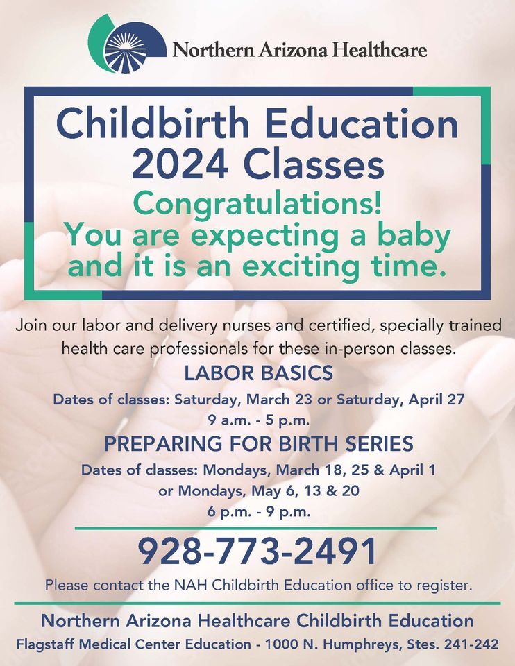 2024 Childbirth Education Classes. Labor Basics. 