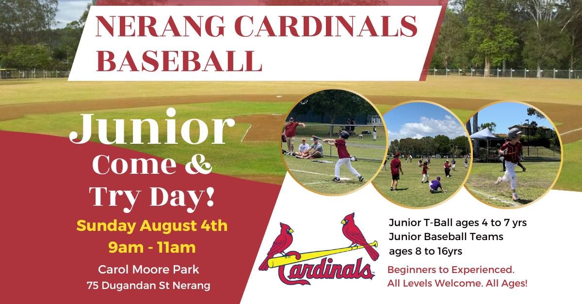 Baseball & T-Ball Come and Try Day