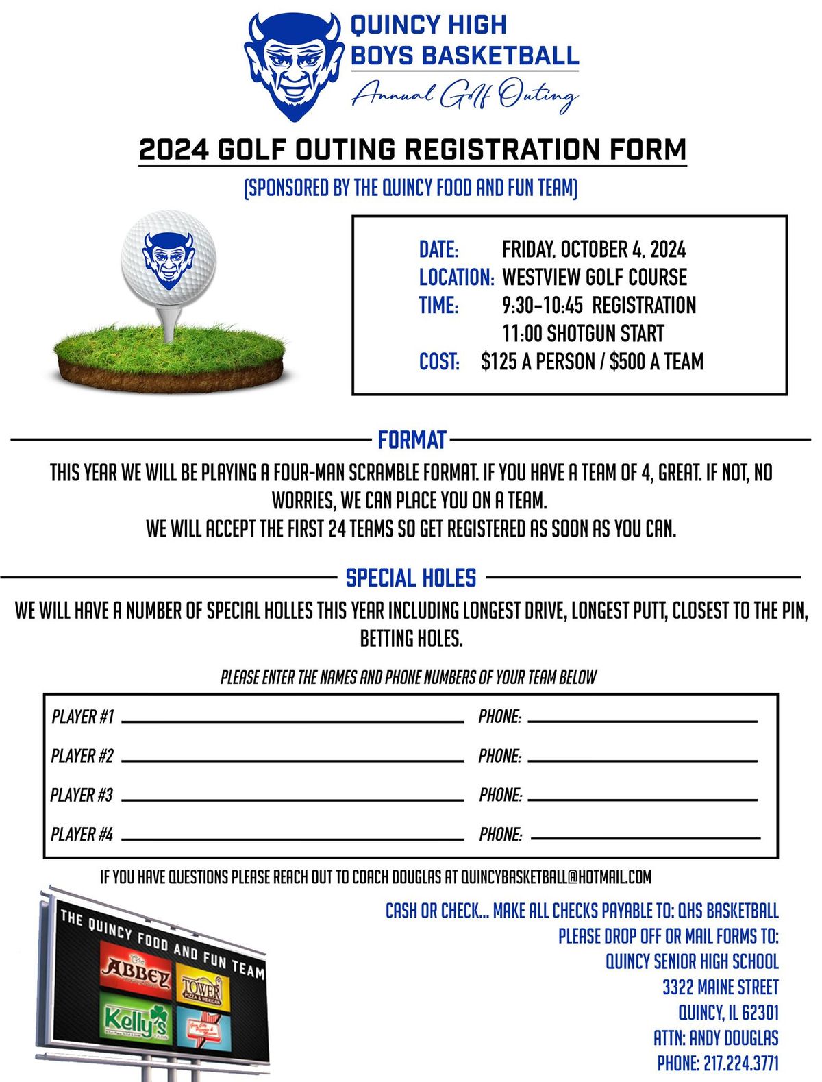 The Annual Blue Devil Basketball Golf Outing