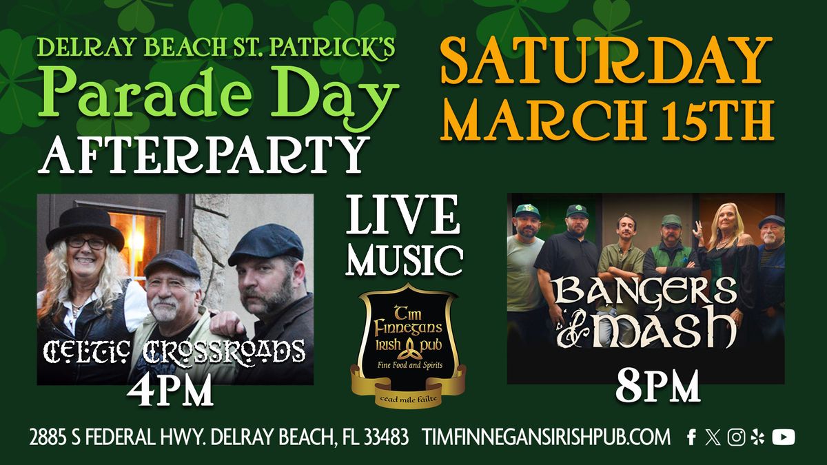 Delray Beach St. Patrick's Day Parade Afterparty at Tim Finnegans