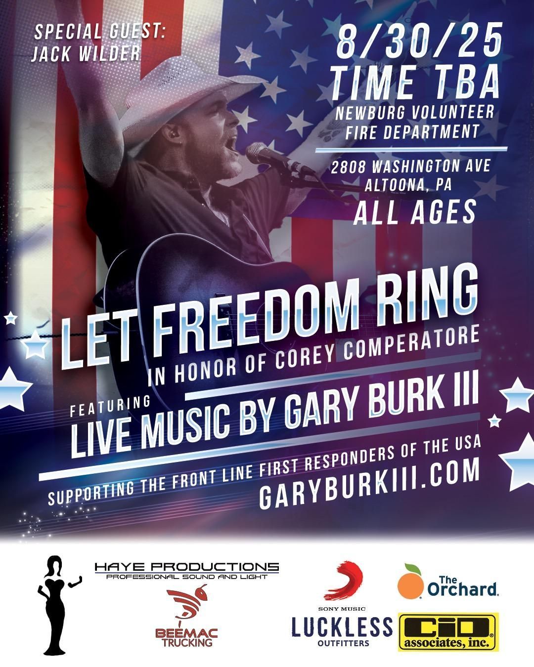 Let Freedom Ring Tour with Gary Burk III 