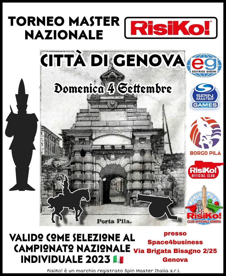 RisiKo! MASTER NAZIONALE GENOVA 2022, Via Gobetti, Genova, 4 September 2022