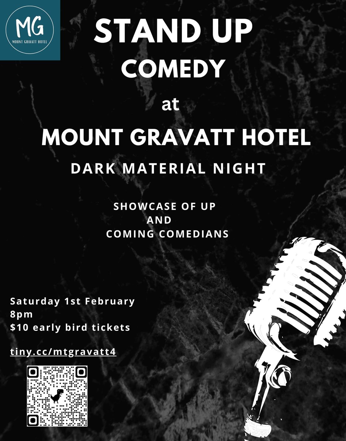 Stand-up Comedy at Mount Gravatt Hotel (Dark Material night)