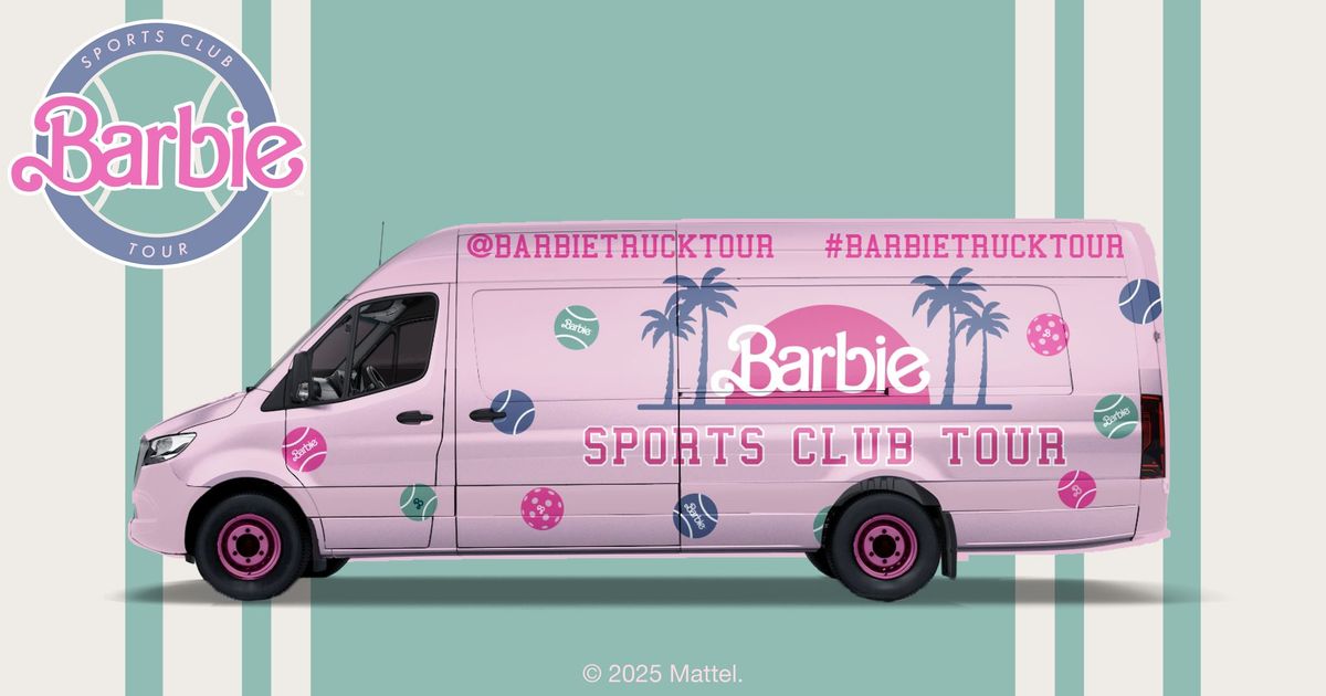 Barbie Truck Sports Club Tour - Irvine Appearance