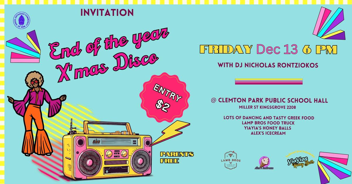 END OF THE YEAR - X'MAS DISCO