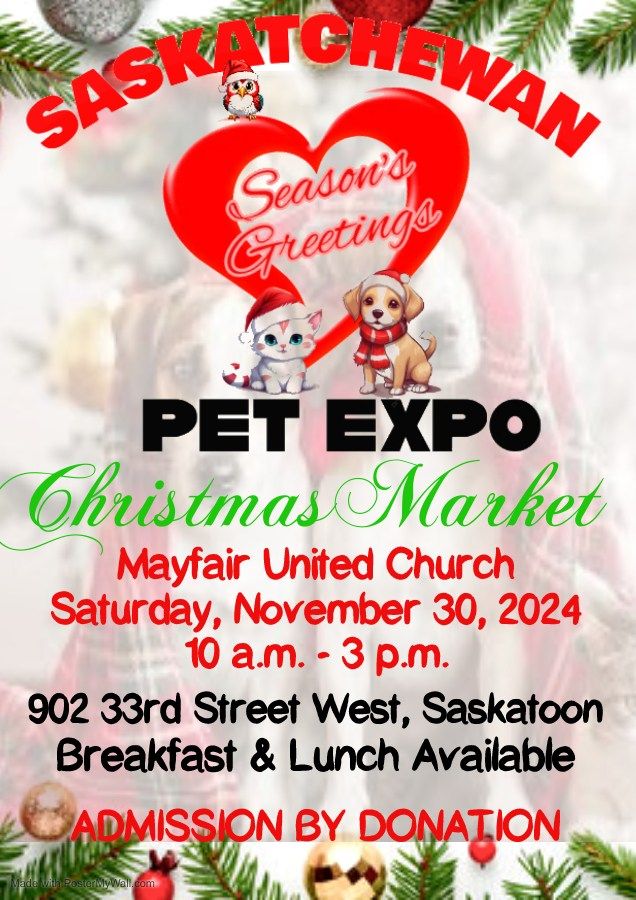 Saskatchewan Pet Expo Christmas Market