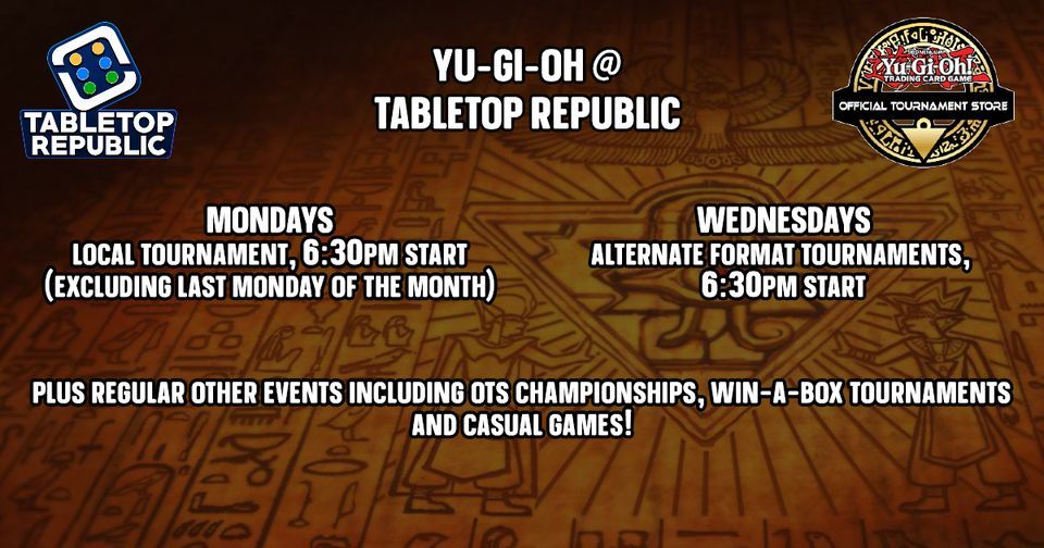 Yu-Gi-Oh! Edison Format Tournament (Time Wizard - March 2010)