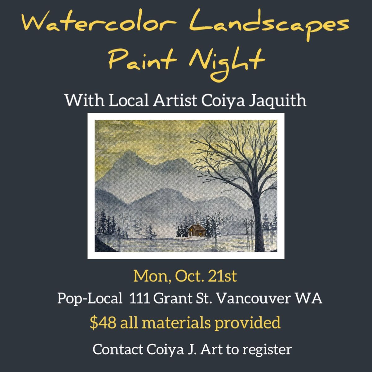 Watercolor Landscapes Class 