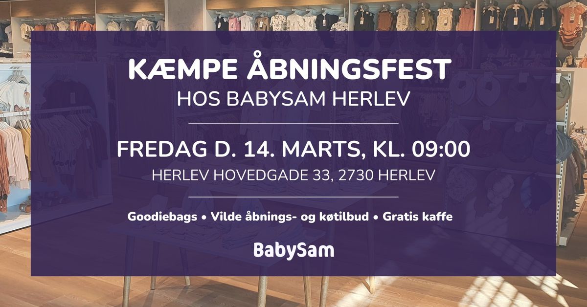 \ud83e\udd73 K\u00c6MPE \u00c5BNINGSFEST - vi har renoveret butikken! Vilde \u00e5bningstilbud og k\u00f8priser + goodiebags \ud83d\udecd\ufe0f 