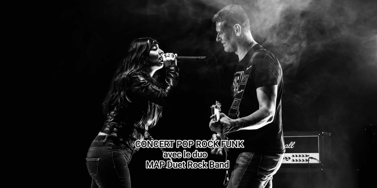 CONCERT POP ROCK FUNK avec le Duo MAP Duet Band 