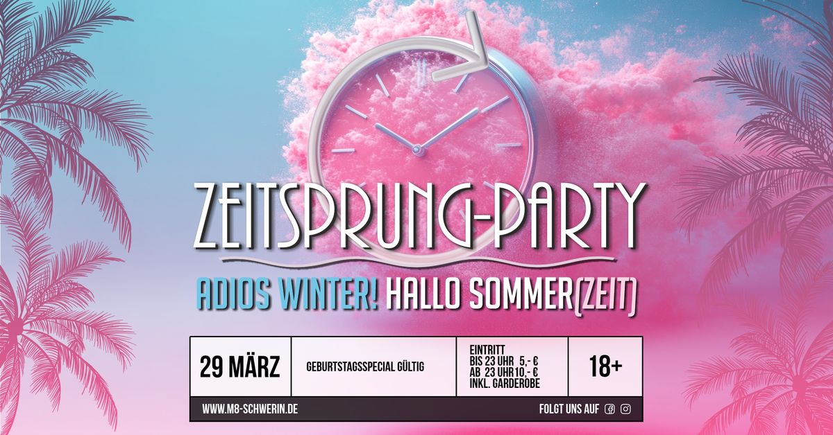 Zeitsprung-Party