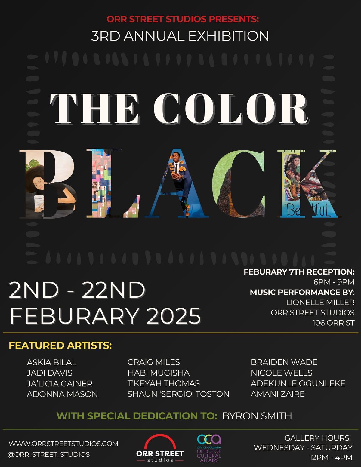 The Color Black exhibition