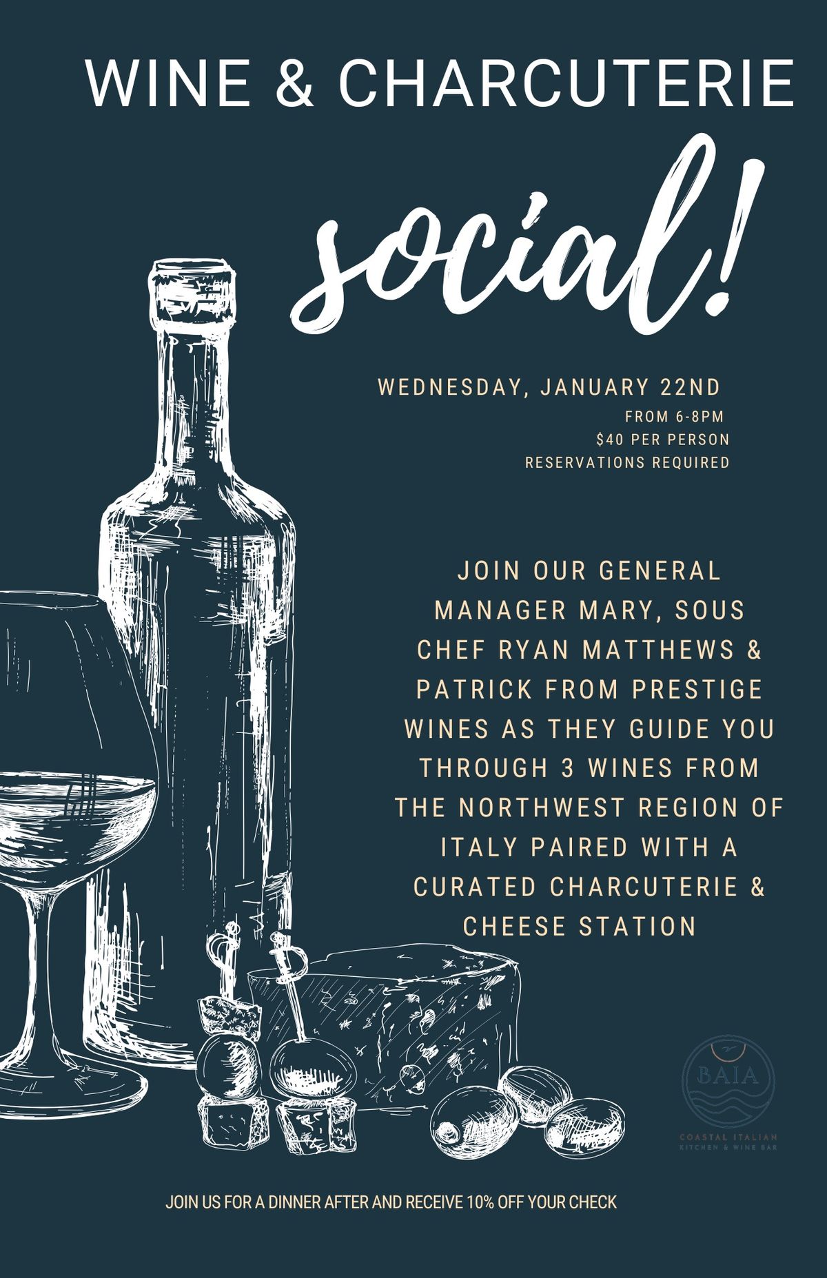 Wine & Charcuterie Social 