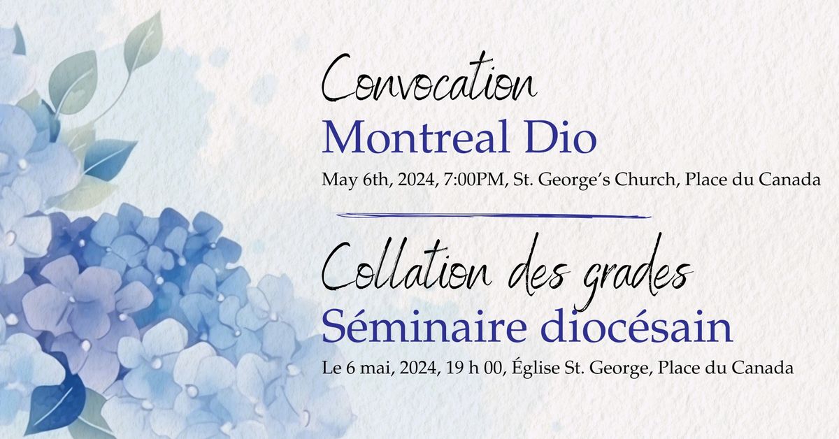 Montreal Dio Convocation 2024