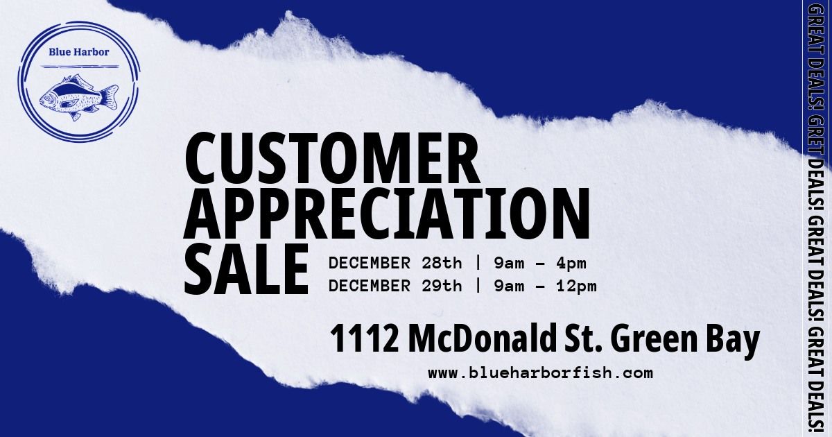 2024 Customer Appreciation Sale at Blue Harbor