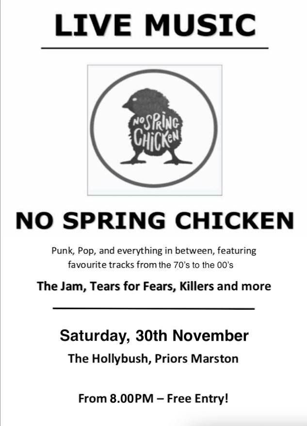 No Spring Chicken at The Hollybush