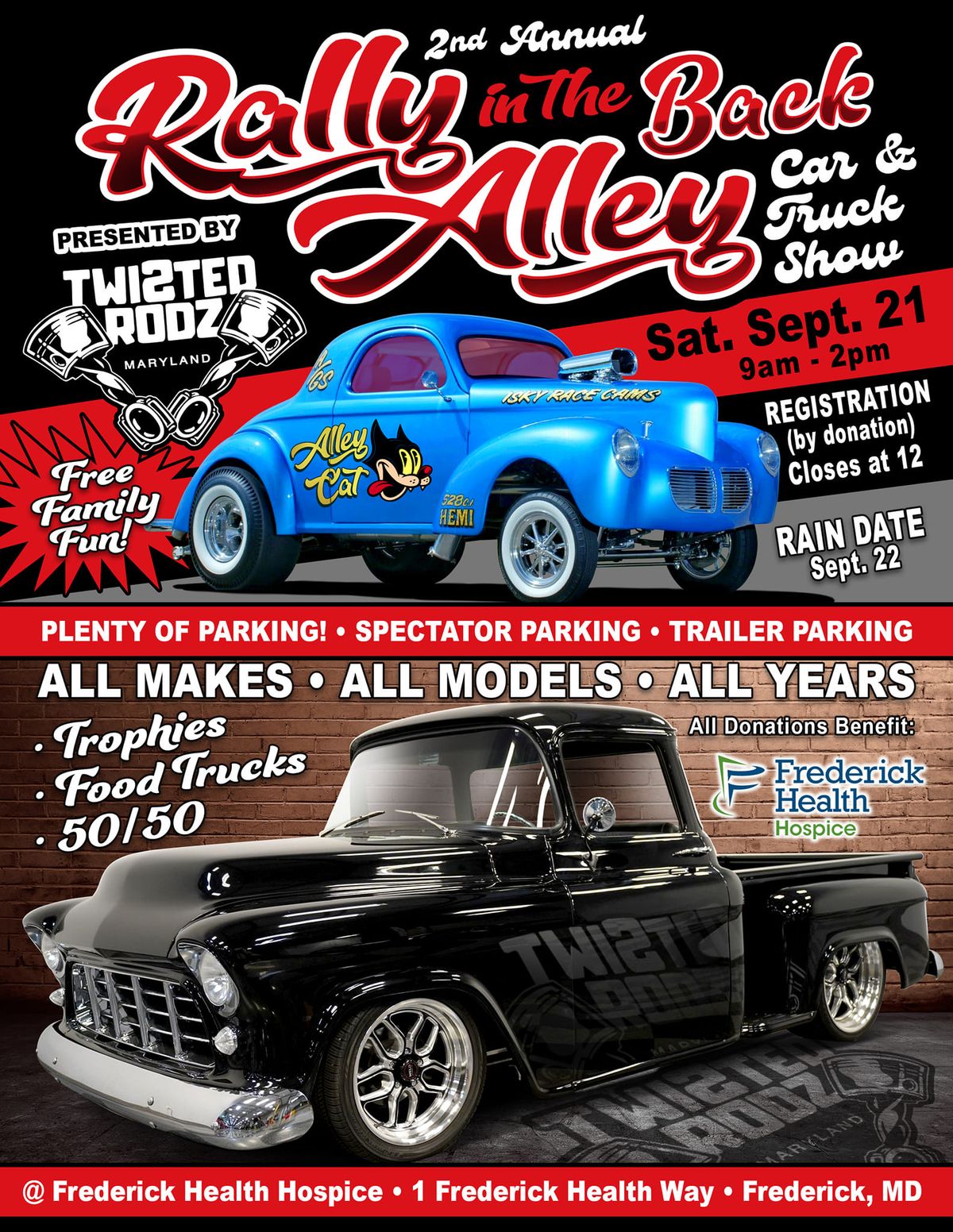 2nd Annual Rally in the Back Alley Car and Truck Show!
