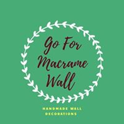 Go for macrame wall