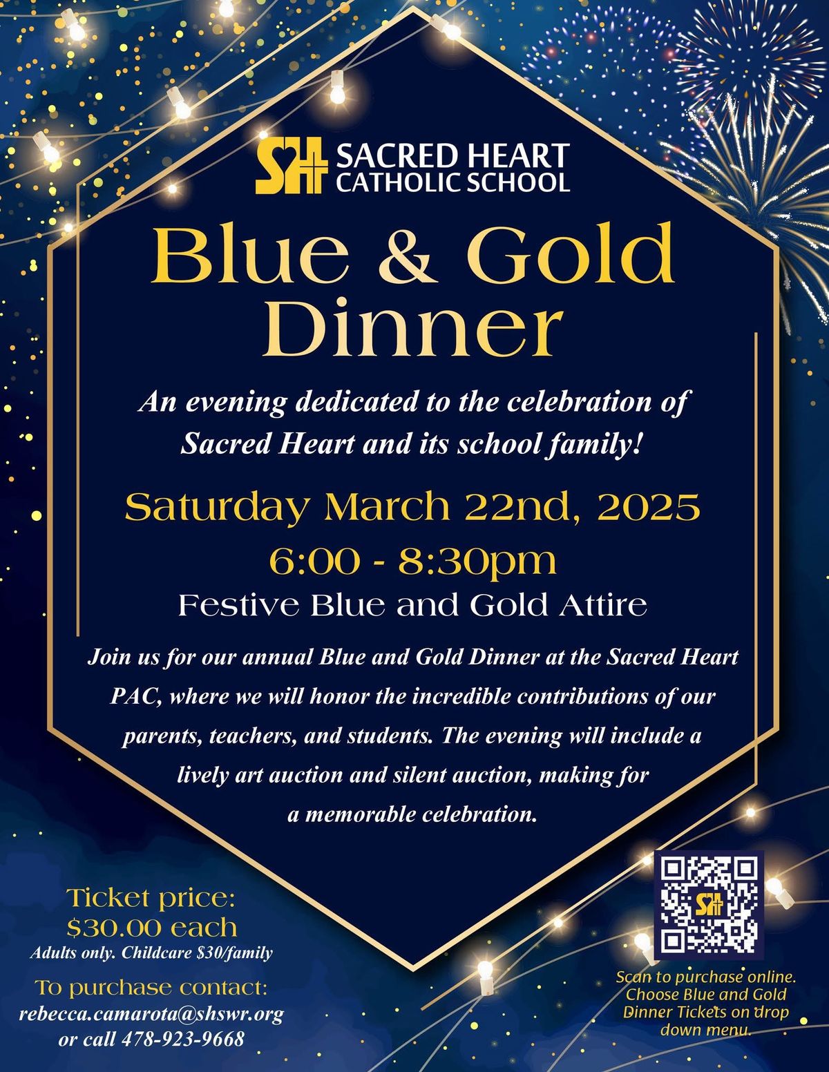 Sacred Heart Catholic School Blue & Gold Dinner