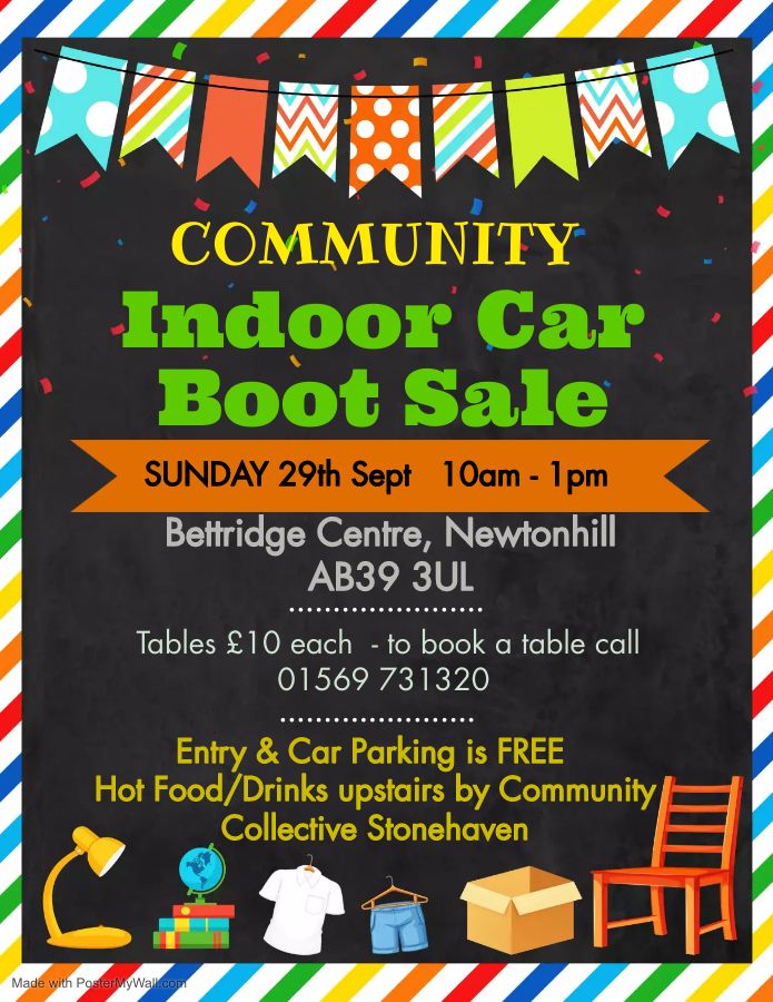 Indoor Car Boot Sale