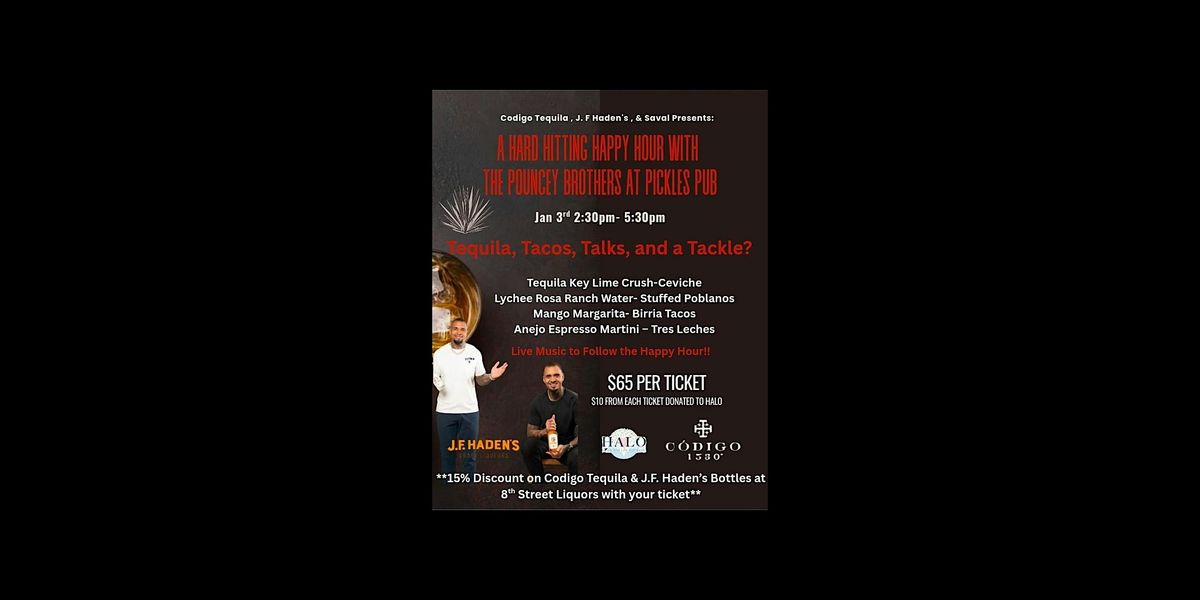 Hard Hittin Happy Hour with the Pouncey Brothers