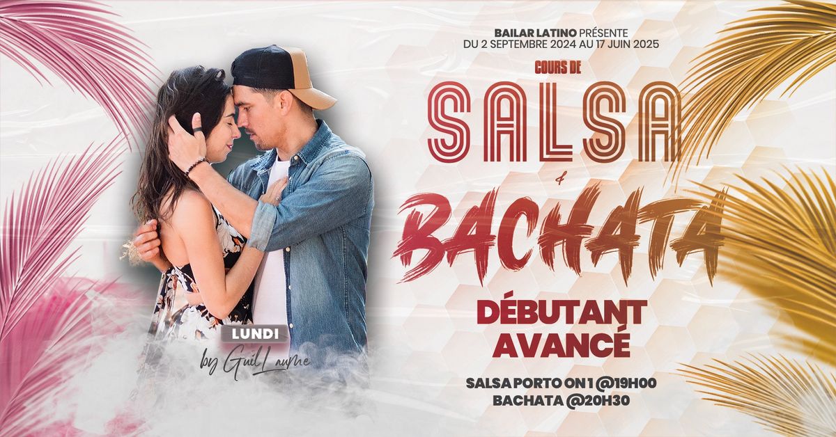 Cours de Salsa & Bachata - D\u00e9butant Avanc\u00e9 - N\u00b08\/12 - Nantes - Saison 24\/25 by Bailar Latino