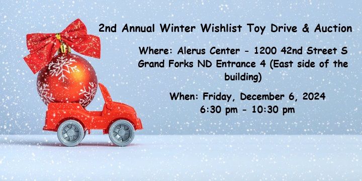 2nd Annual Winter Wishlist Toy Drive & Auction