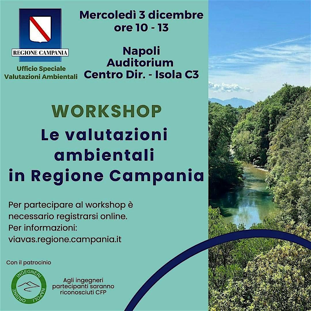 Le valutazioni ambientali in Regione Campania
