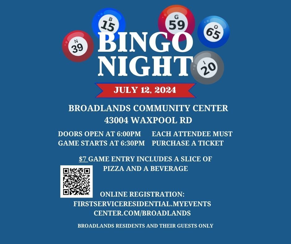 July Bingo Night