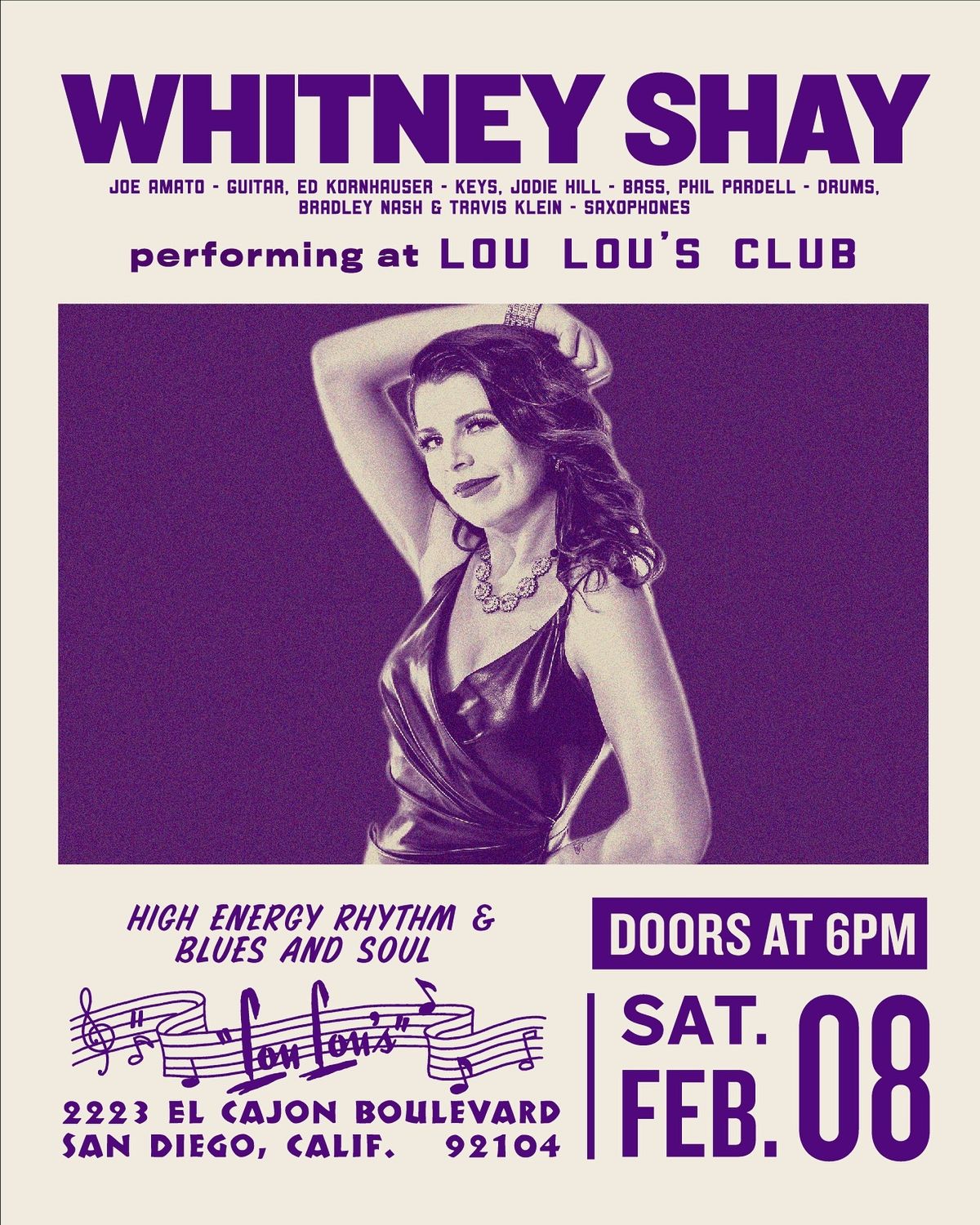 Whitney Shay @ Lou Lou's!