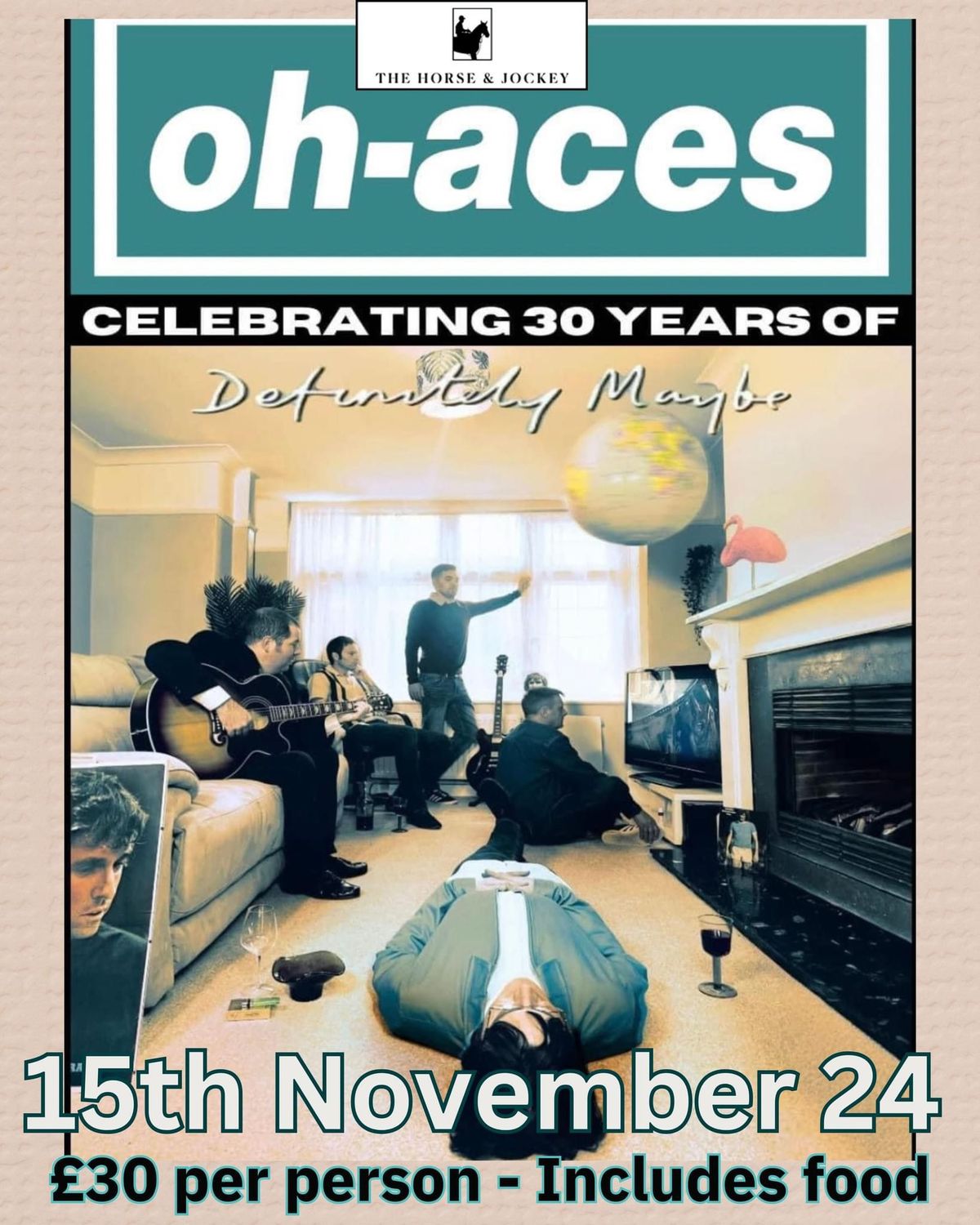 Oasis Tribute Evening- Oh-Aces