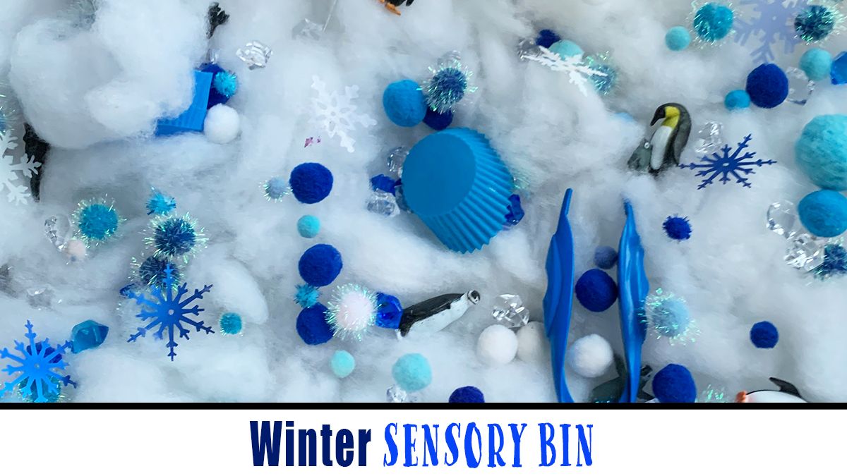 Make a Winter Wonderland Sensory Bin