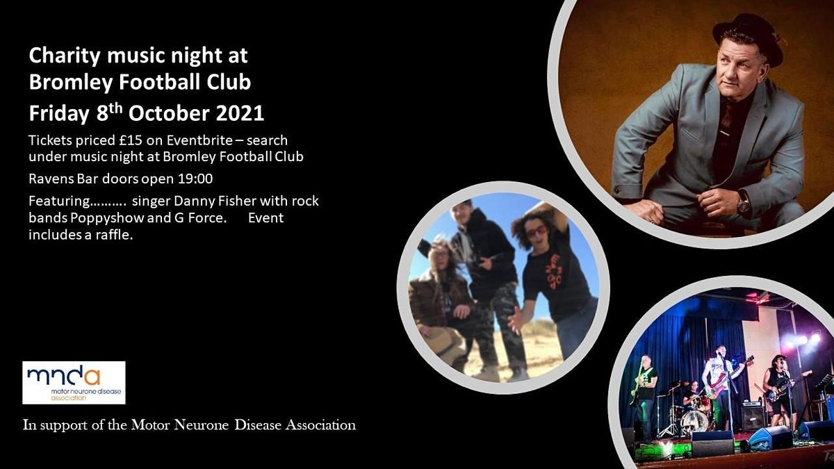 Music Night at Bromley Football Club in Support of MND