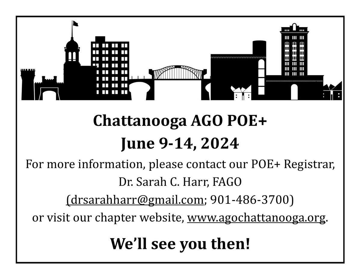 Chattanooga AGO POE+ 2024