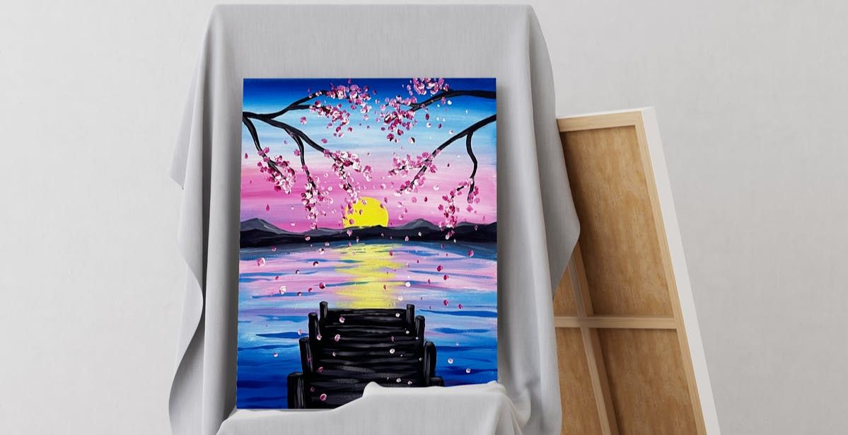 Paint A Pic: Dock in the Sunset