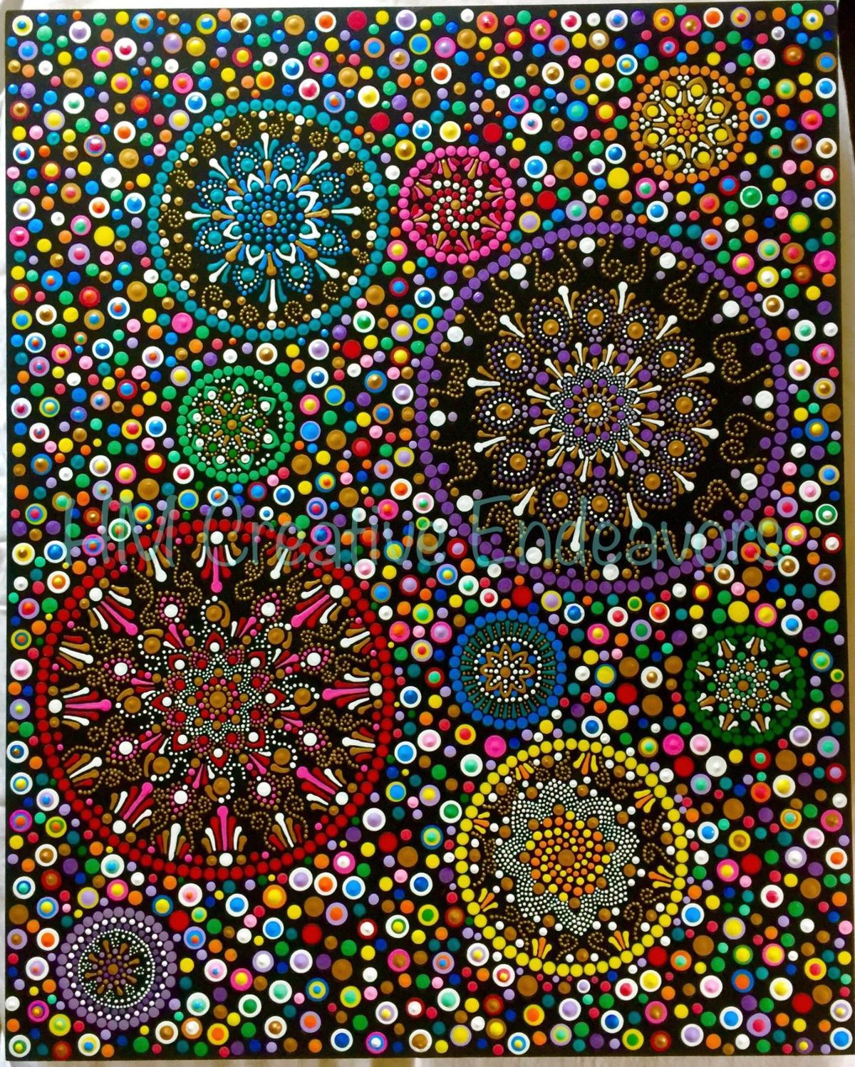 ***Only 2 Seats Left!***10\/20\/24 Beginner Dot Mandala Painting Workshop