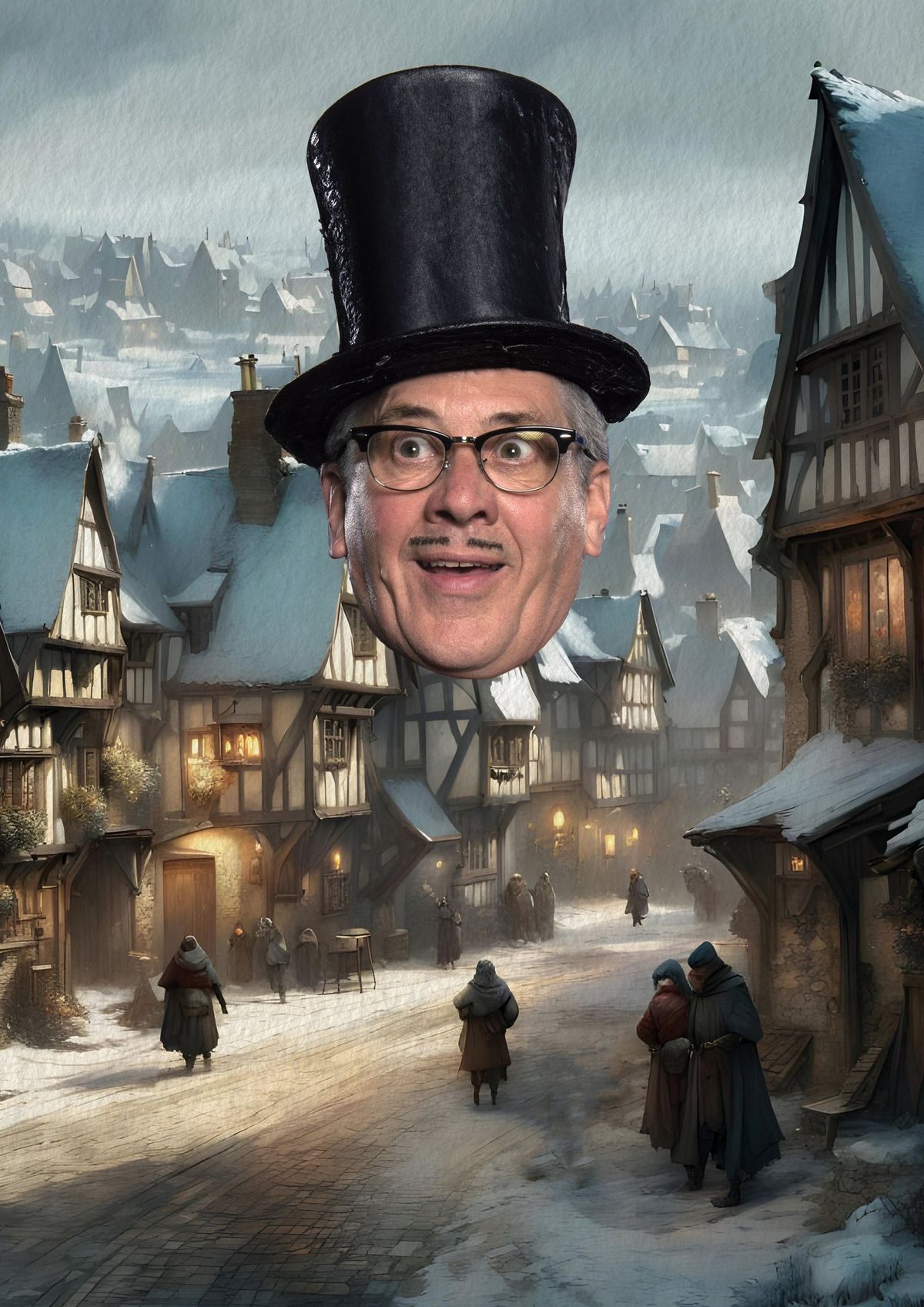 Count Arthur Strong Is Charles Dickins In 'a Christmas Carol'