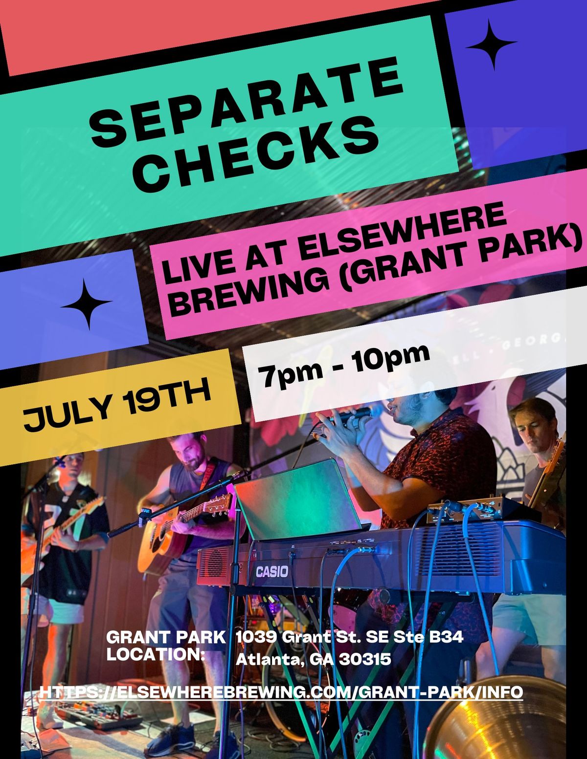 Separate Checks at Elsewhere Brewing
