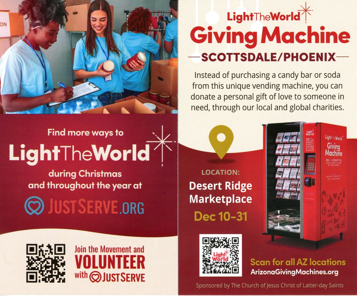 Light the World - Giving Machine