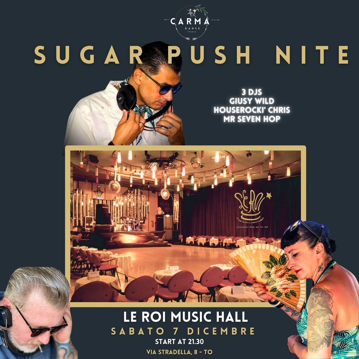 SUGAR PUSH NITE - 3 DJS ALL NIGHT LONG