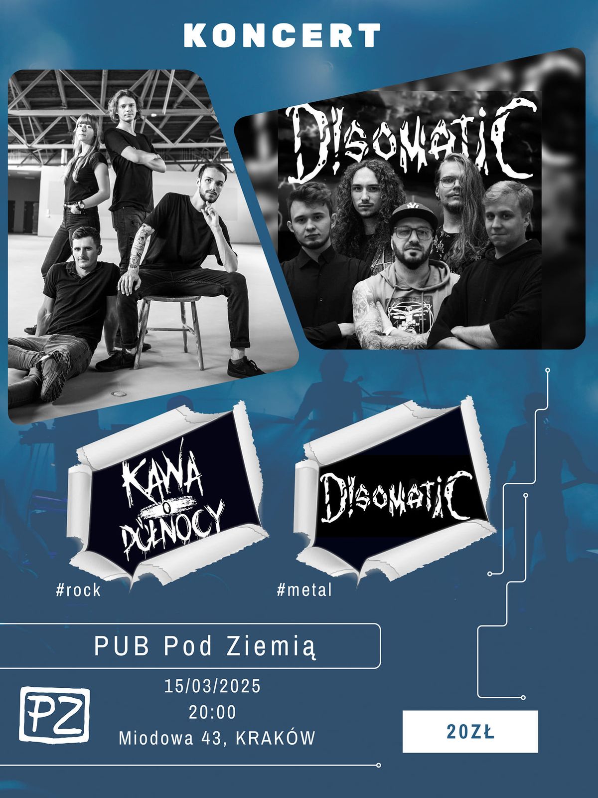 Kawa o P\u00f3\u0142nocy x Disomatic | 15\/03\/25 | KRAK\u00d3W 