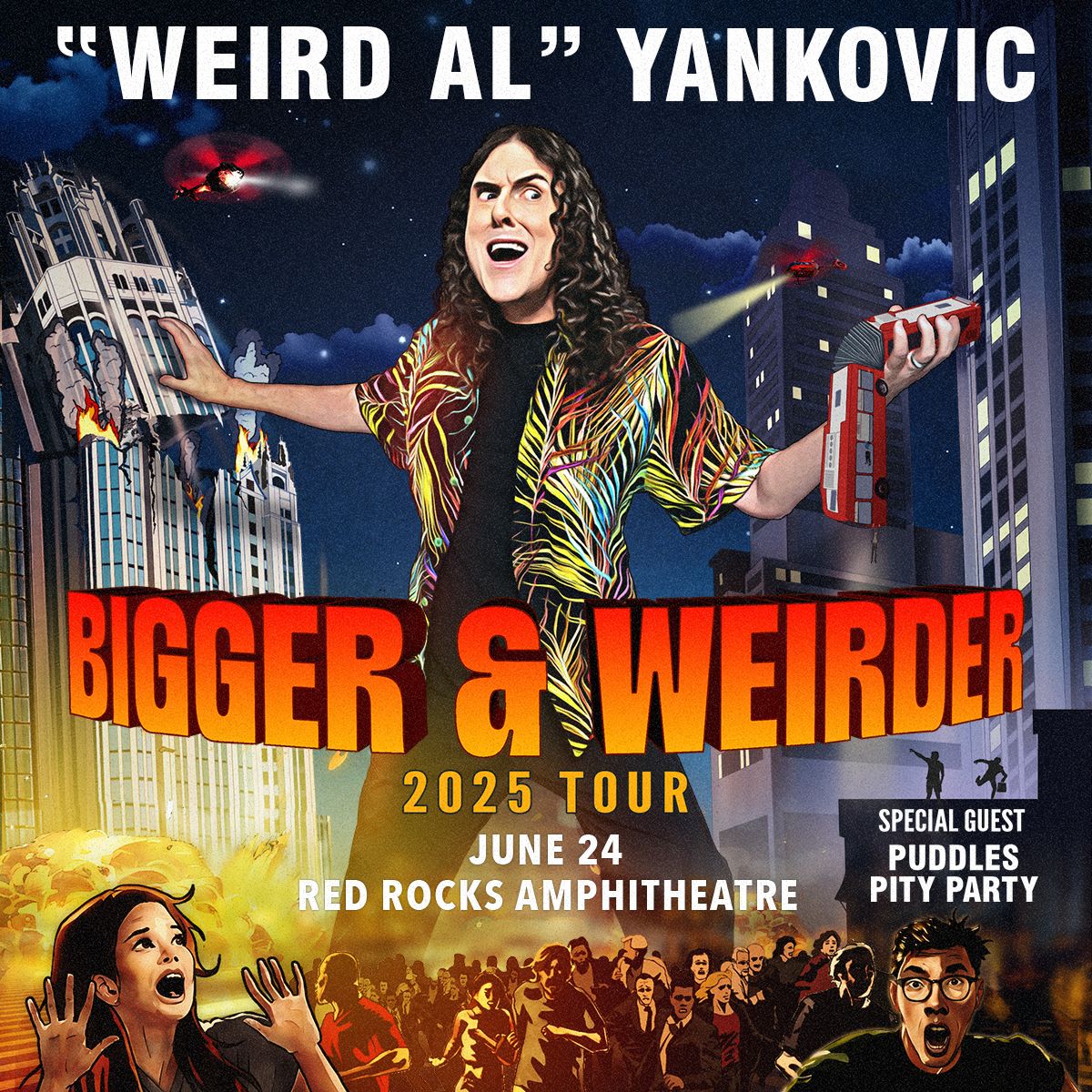 Weird Al Yankovic at Cuthbert Amphitheater