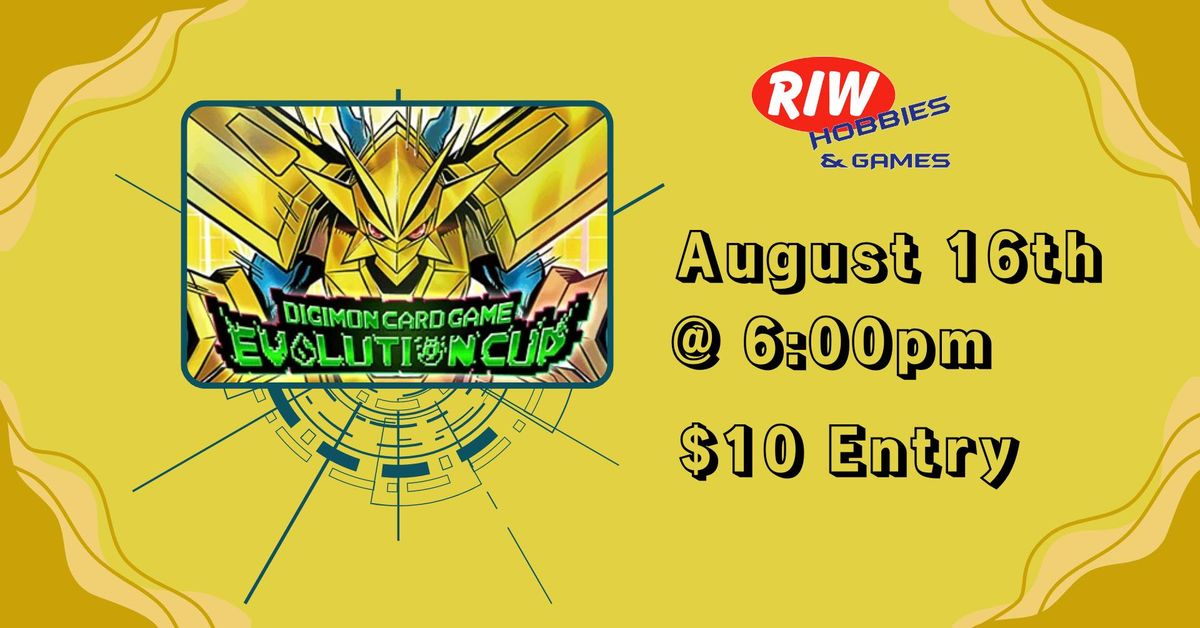 Digimon August Evolution Cup